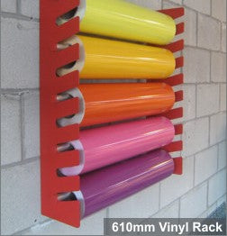 Vinyl Wall Racks 610mm